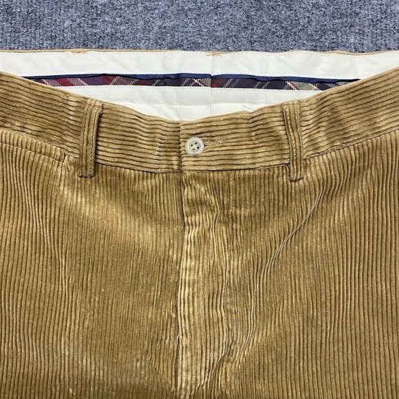 Polo Ralph Lauren Brown Corduroy Pants Men's Size 34x30 EUC Preppy USA - Picture 1 of 10